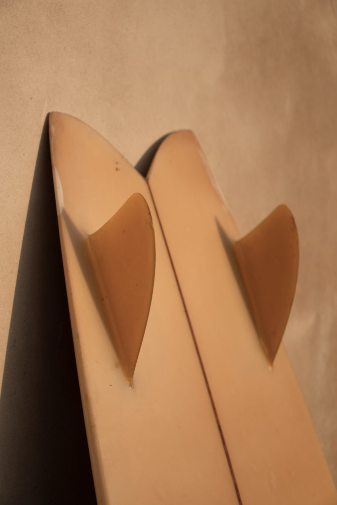 Twin fin surfboard